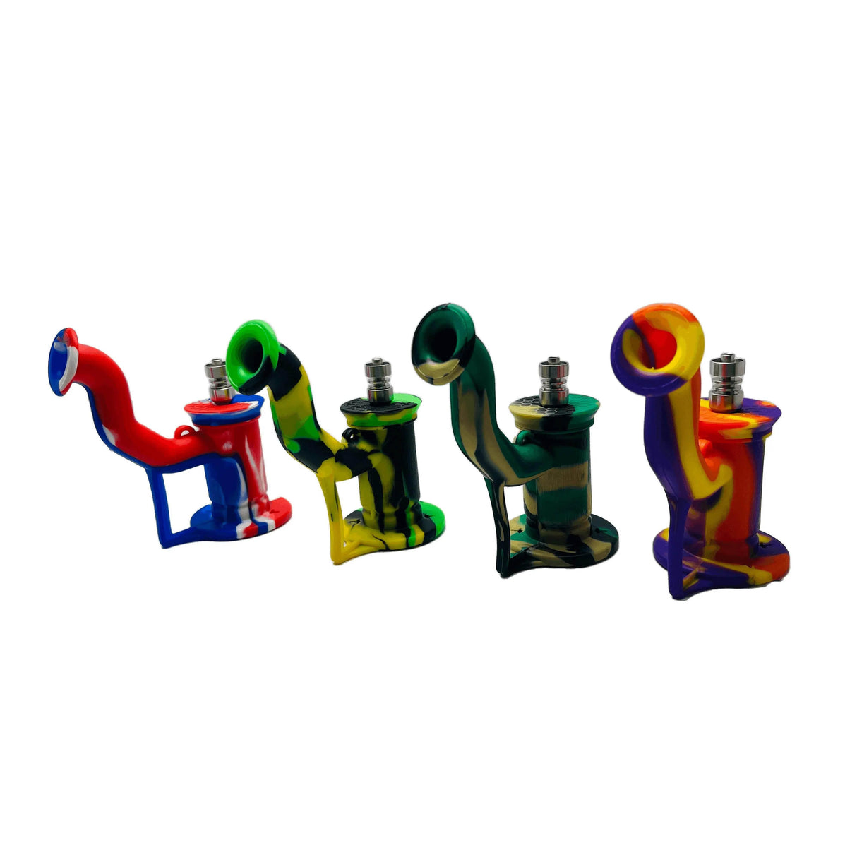 Dab Rig | SK - 765 SILICONE OIL BARREL PIPE - 6IN - SmokeMEGA