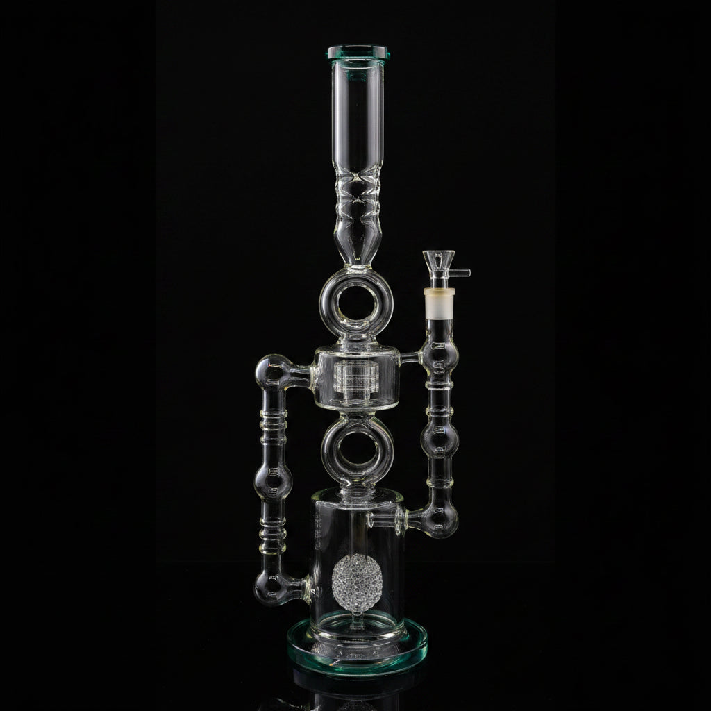 Dab Rig | Shower Head Recycle 22 Inch - SmokeMEGA