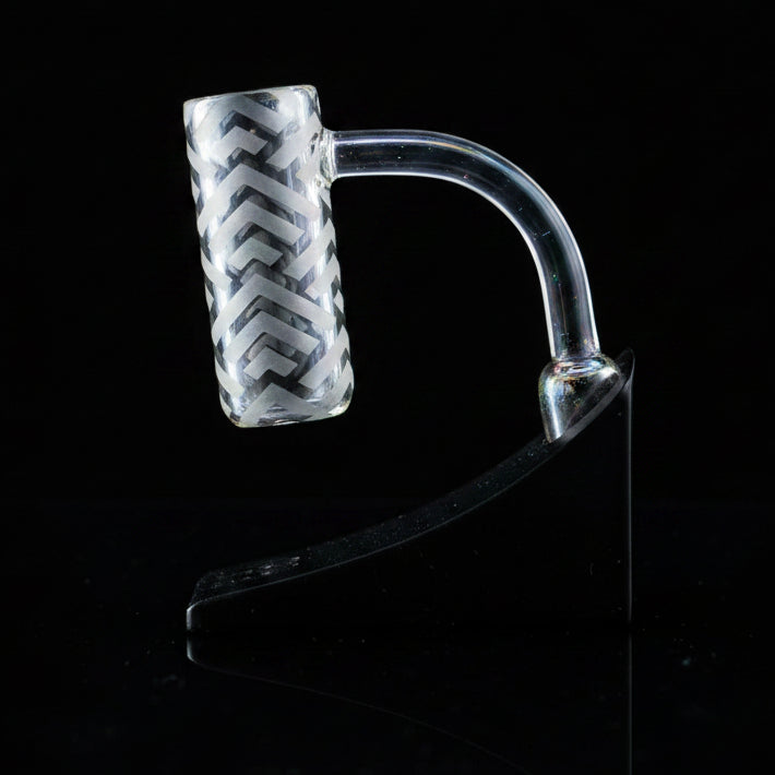 Etched Wicker Banger - 14mm Male - SmokeMEGA