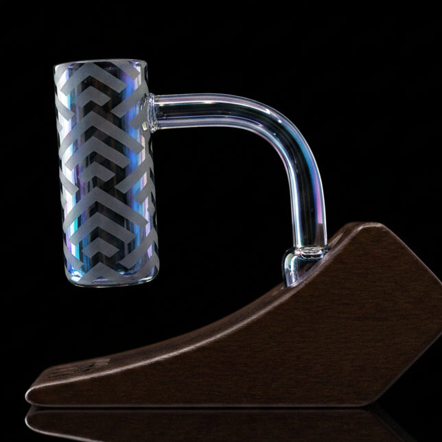 Etched Wicker Banger - 14mm Male - SmokeMEGA