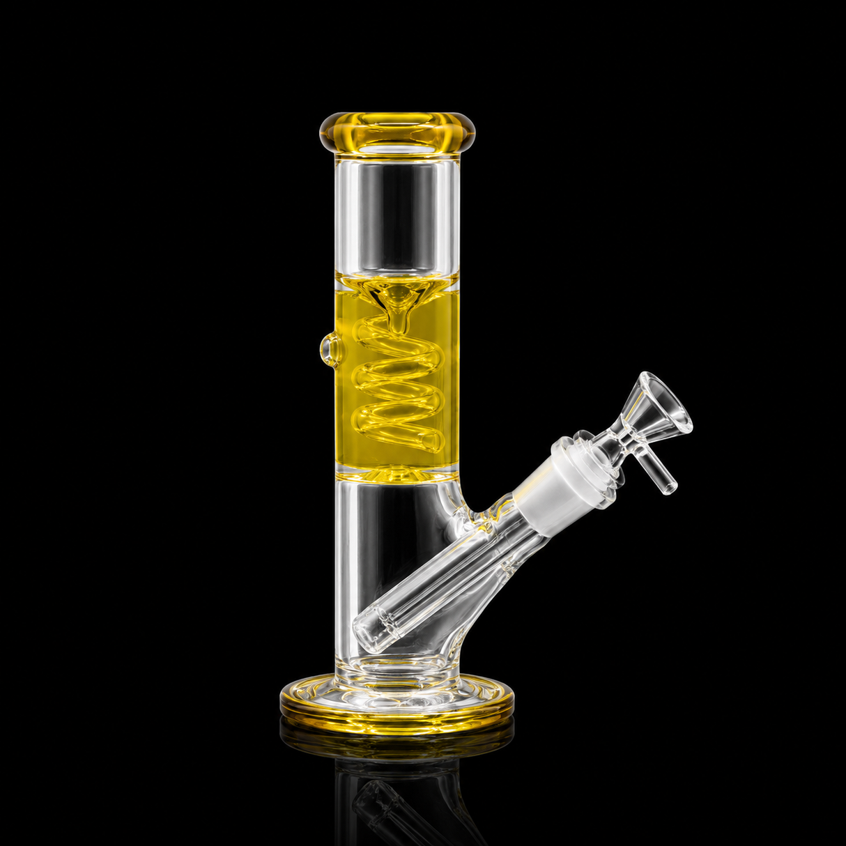 Glycerin Straight Shooter Water Pipe Bong with 14mm Male Bowl