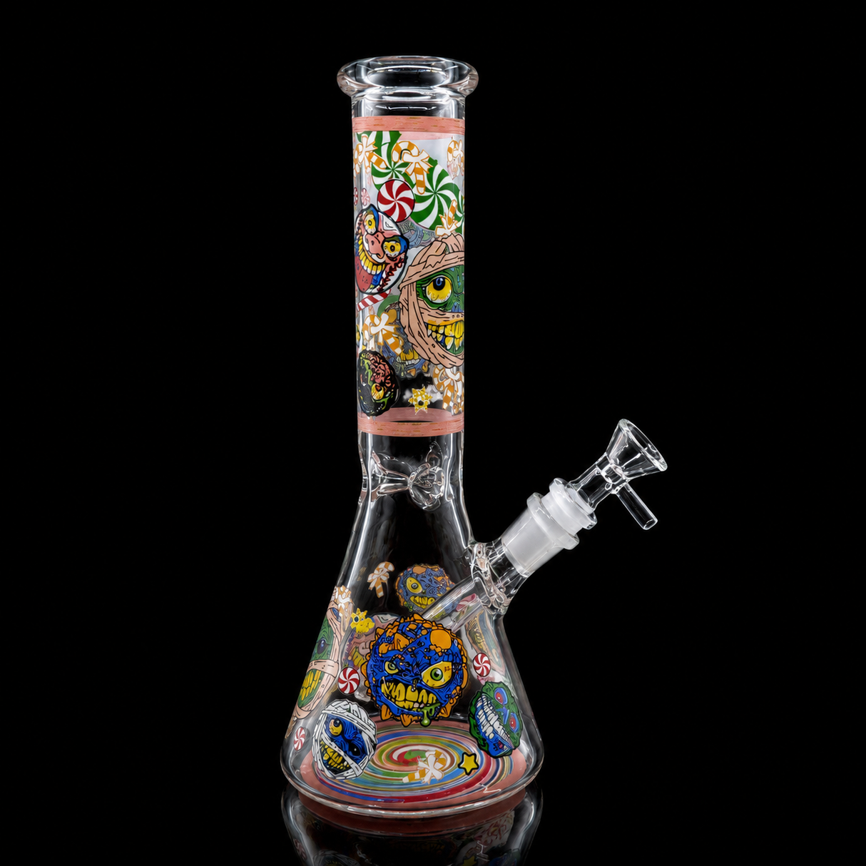 10 Inch Christmas Monster Beaker Bong | SmokeMEGA