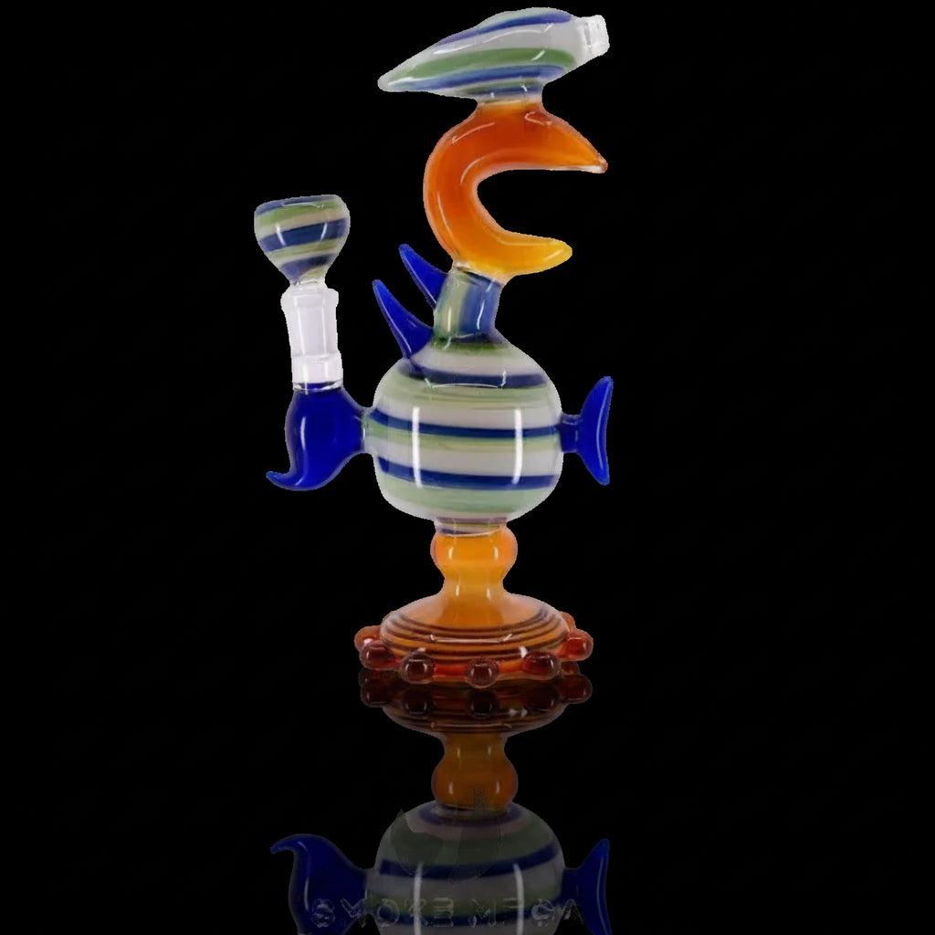 Fish Shape Glass Water Pipe - SmokeMEGA