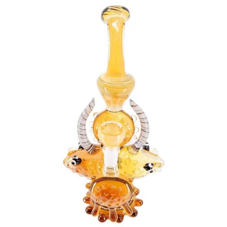 Fish Shape with double horn Water Pipe - SmokeMEGA