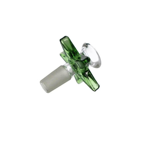 GLASS BOWL | Thick glass bowl with star handle - SmokeMEGA