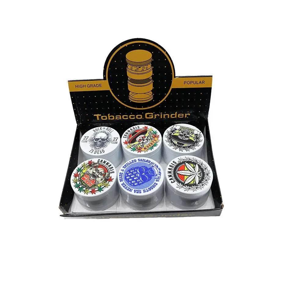 GRINDER | 4 Part Heavy Metal White Cannabis Grinder - SmokeMEGA