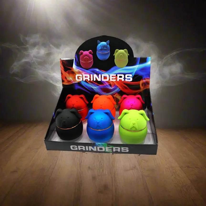 GRINDER| 4 Part Zinc Alloy Star War Yoda Metal Grinder - SmokeMEGA