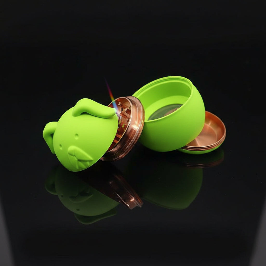 GRINDER| 4 Part Zinc Alloy Star War Yoda Metal Grinder - SmokeMEGA