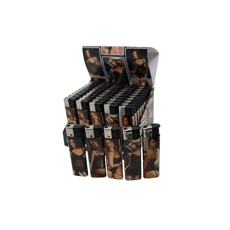 Gas Lighter | Fashionable Heroine Graphics Child Resistant - SmokeMEGA