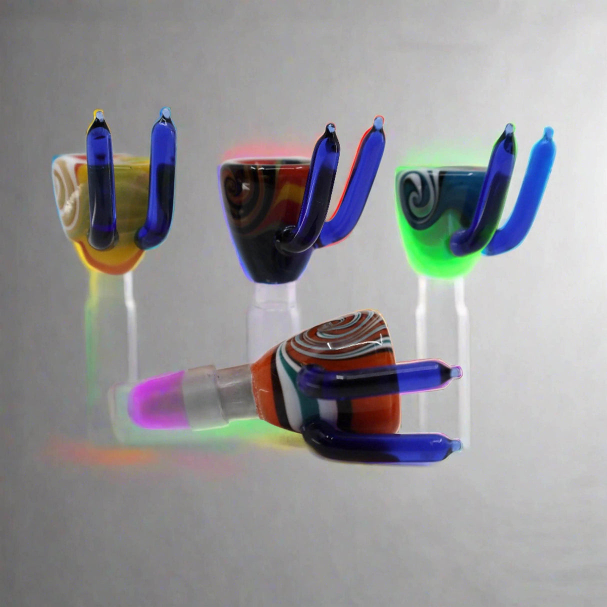 Glass Bowl | Double Horn - SmokeMEGA