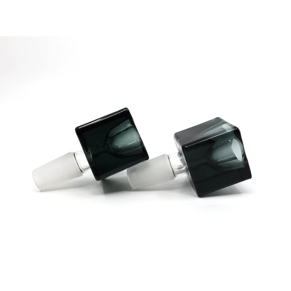 Glass Bowls - Male Ice Cube-shape Heavyweight Glass Bowls - SmokeMEGA