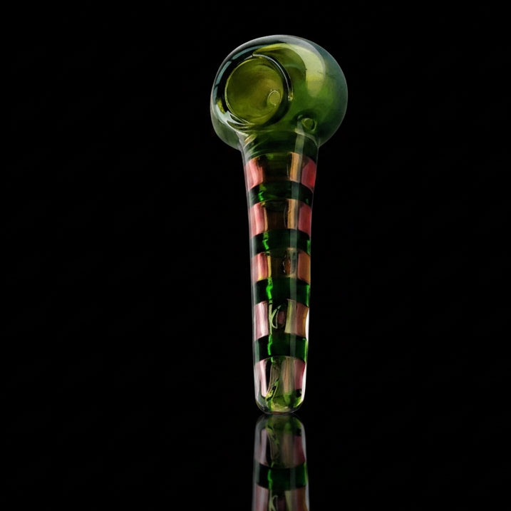 Glass Hand Pipe | Hard Candy Metallic 5 Inch - SmokeMEGA