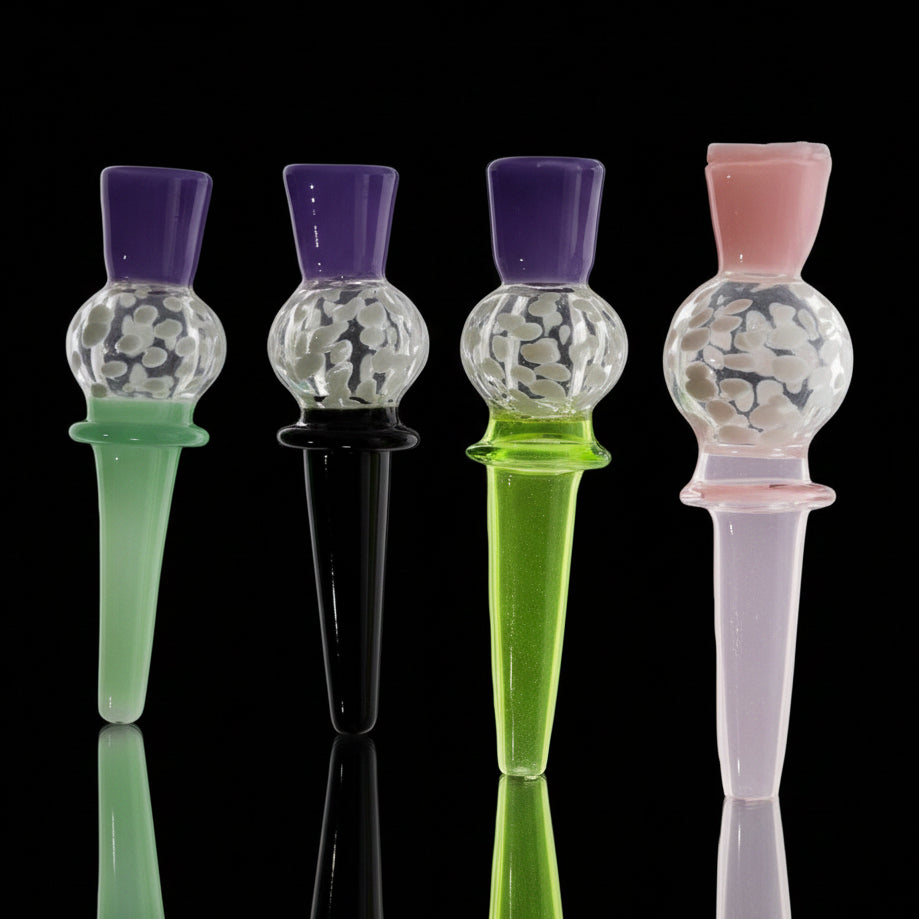 Glass Hand Pipe | Multi-Colored Handmade 5 Inches - SmokeMEGA