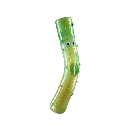 Glass Hand Pipe | Pickle Bent Art Handmade 4.5"