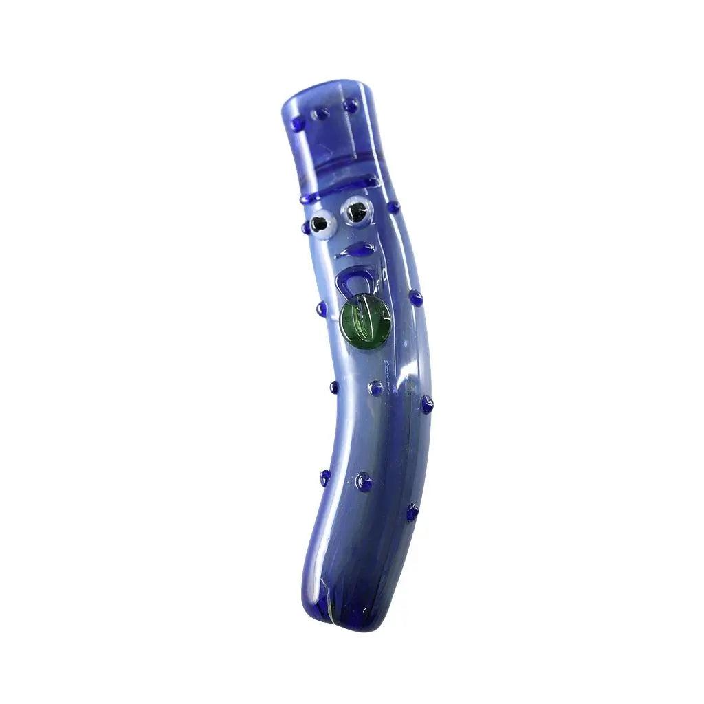 Glass Hand Pipe | Pickle Bent Art Handmade 4.5"