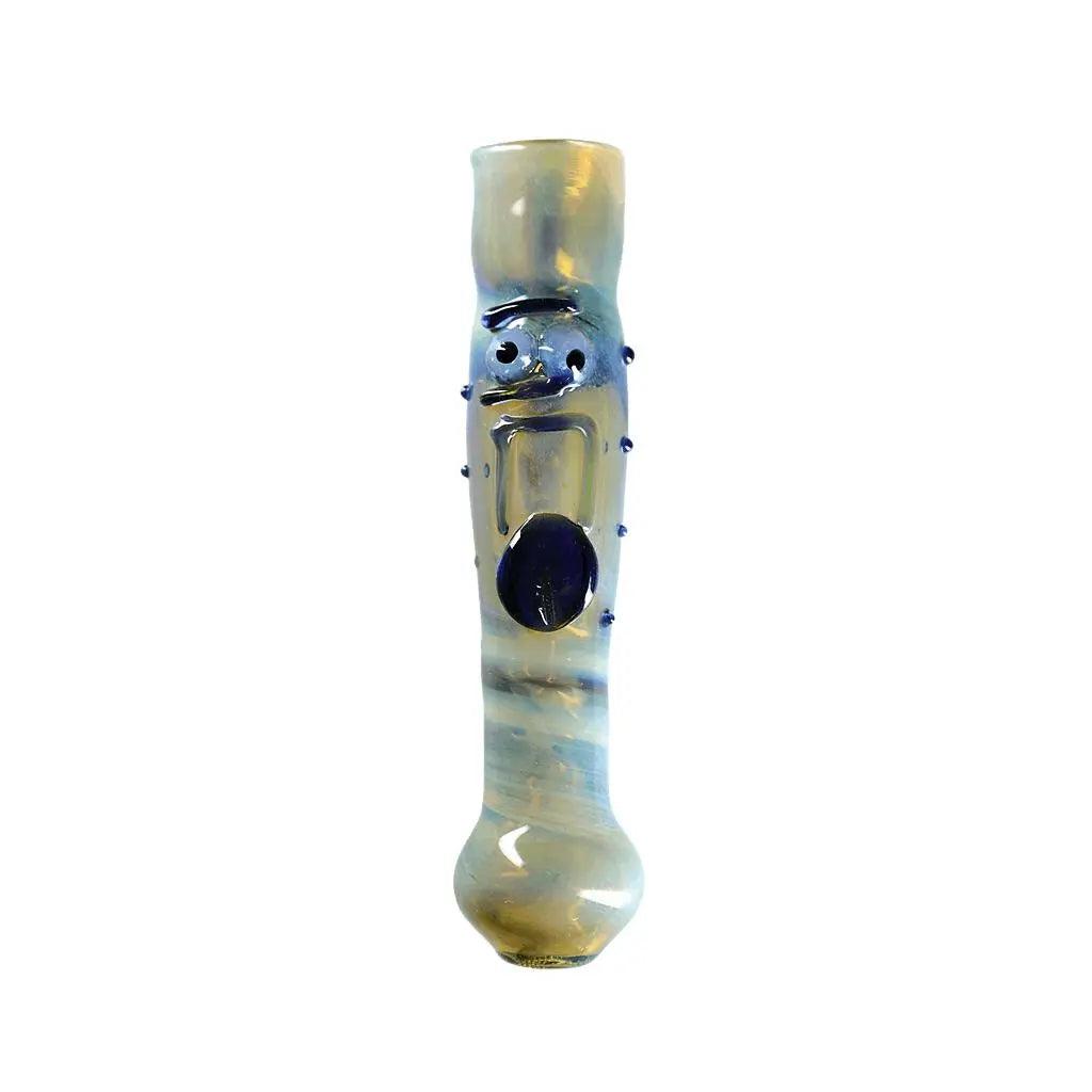 Glass Hand Pipe | R N M Face Handmade 4"