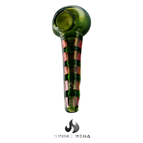 Glass Hand Pipes - Hard Candy Metallic 5"