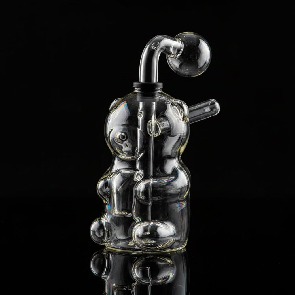 Glass Oil Burner Bubbler Pipe - SmokeMEGA