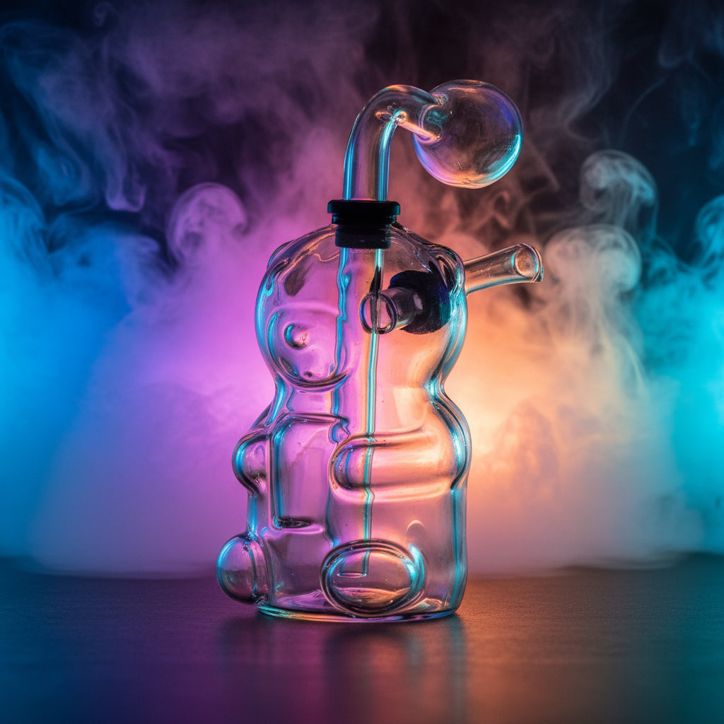 Glass Oil Burner Bubbler Pipe - SmokeMEGA