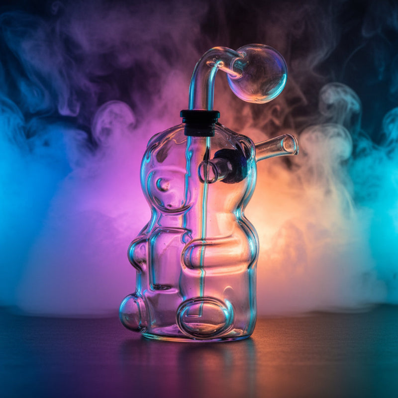 Glass Oil Burner Bubbler Pipe - SmokeMEGA