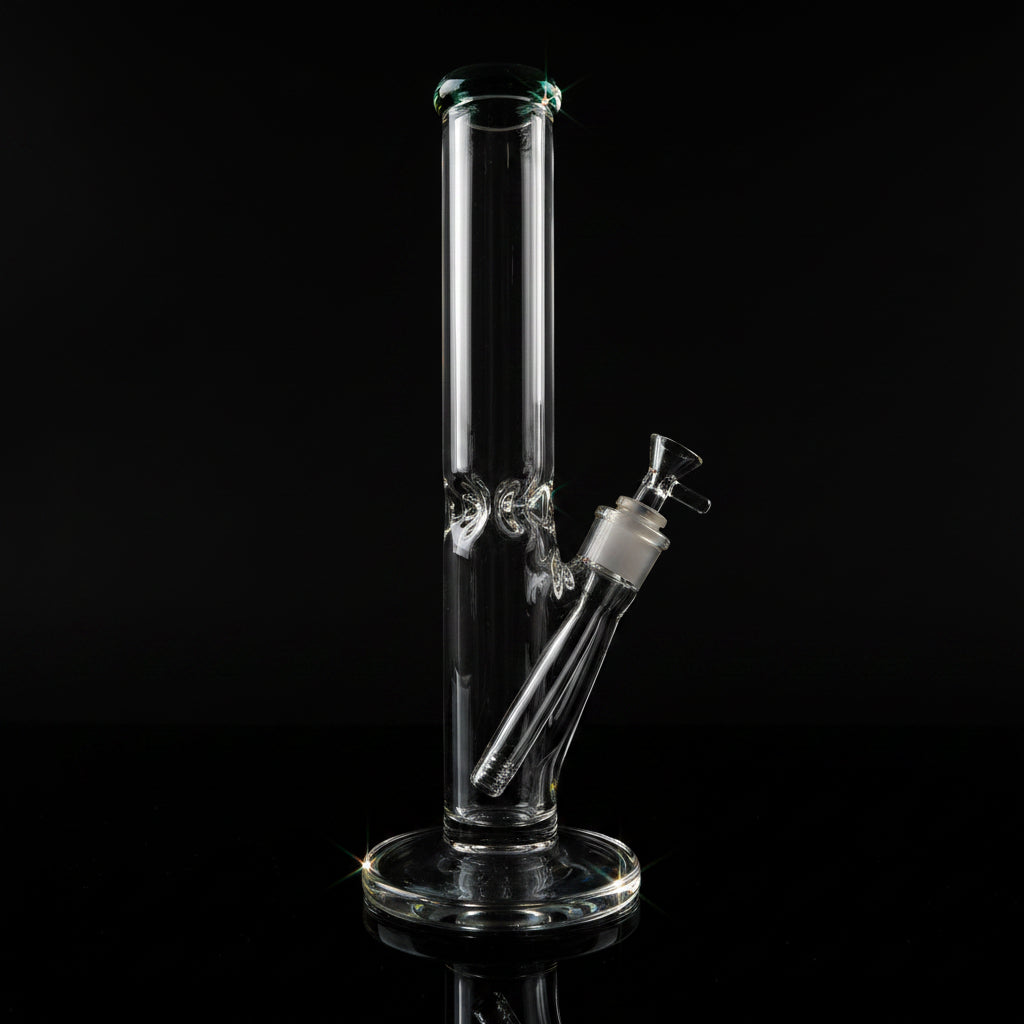 Glass Water Bong | 14" Refined Straight Shooter