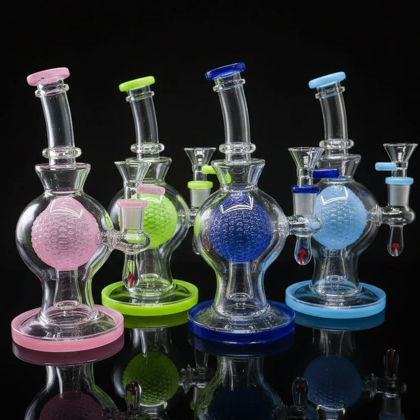 Globe Dab Rig | Suspension Design for Smooth Hits - SmokeMEGA