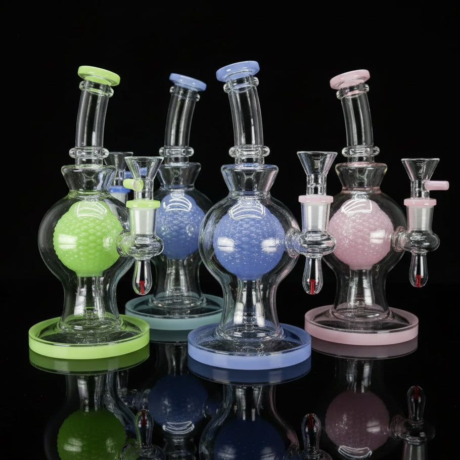 Globe Dab Rig | Suspension Design for Smooth Hits - SmokeMEGA