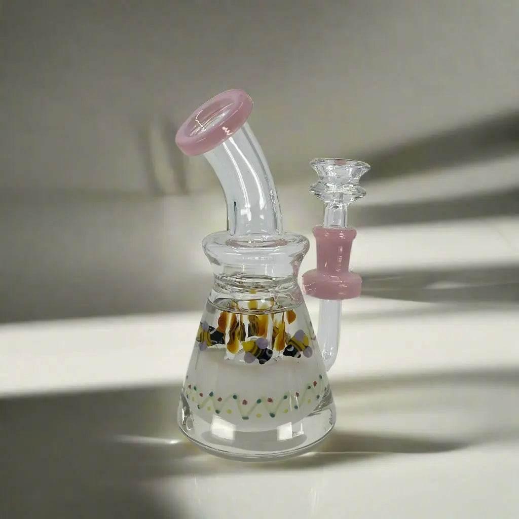Glycerin inside heavy thick new craft dab rig - SmokeMEGA