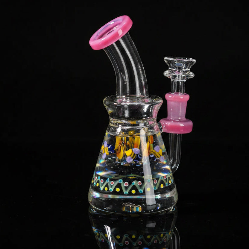 Glycerin inside heavy thick new craft dab rig - SmokeMEGA