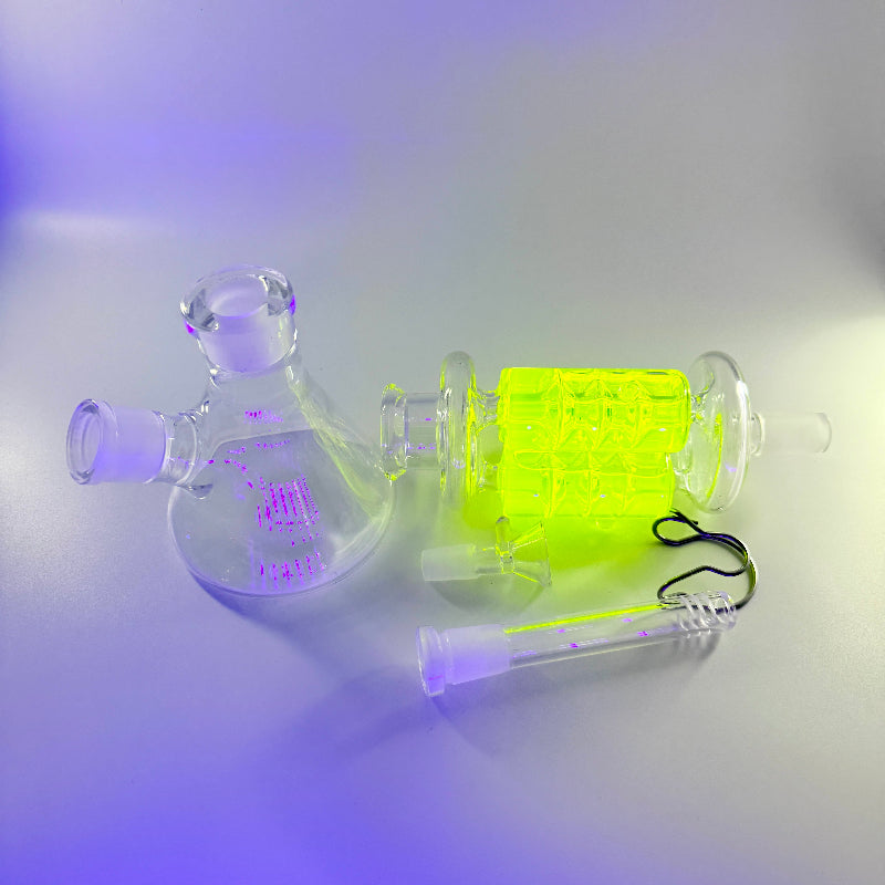 Glycerin Bong | Triple Coils Freezable 11 Inch Bong