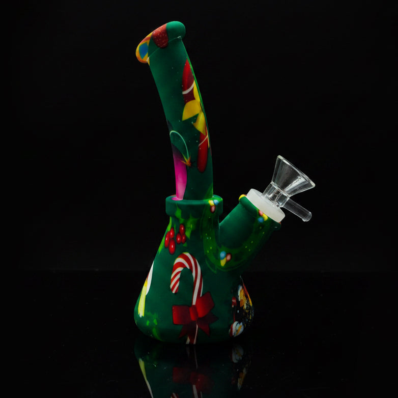 Graffiti Gang Silicone Beaker Bong - SmokeMEGA