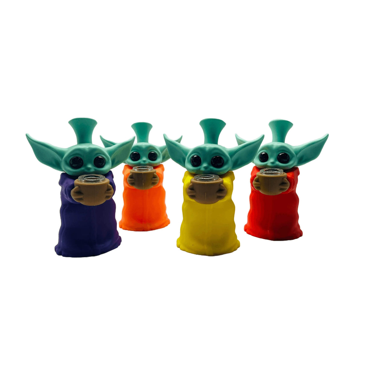 Grafitti Yoda Silicone Rig - SmokeMEGA