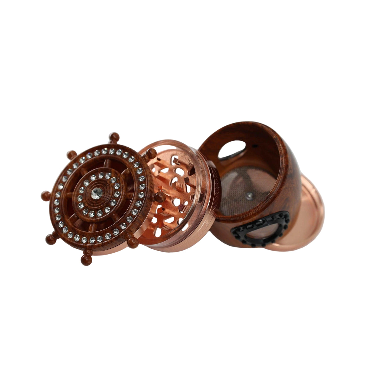 Grinder - Ship Wheel Shape - SmokeMEGA