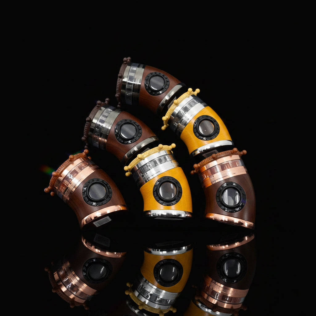 Grinder - Ship Wheel Shape - SmokeMEGA