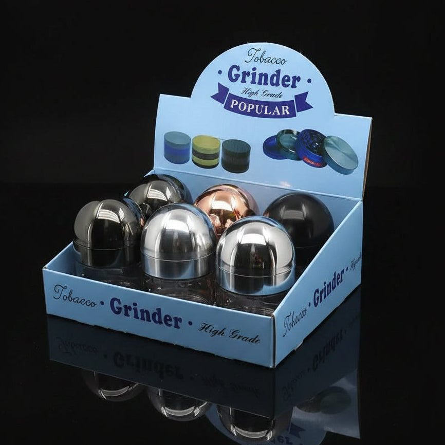 Grinder | 5-part Dome Top Metal Grinder - SmokeMEGA
