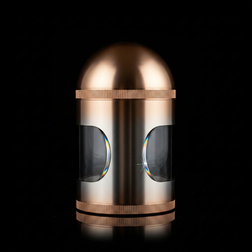 Grinder | 5-part Dome Top Metal Grinder - SmokeMEGA