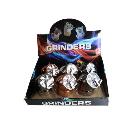 Grinder | Hand Crank 4 Parts Mill Grinder - SmokeMEGA