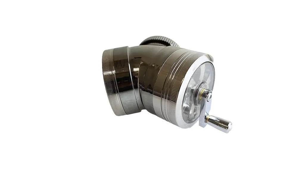 Grinder | Hand Crank 4 Parts Mill Grinder - SmokeMEGA