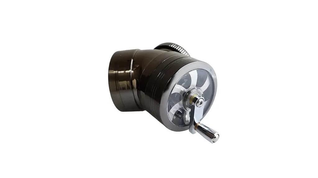 Grinder | Hand Crank 4 Parts Mill Grinder - SmokeMEGA