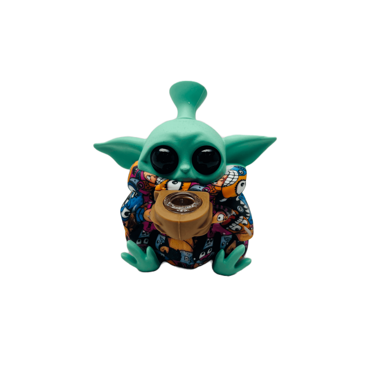 Grogu (Baby Yoda) Silicone Water Pipe