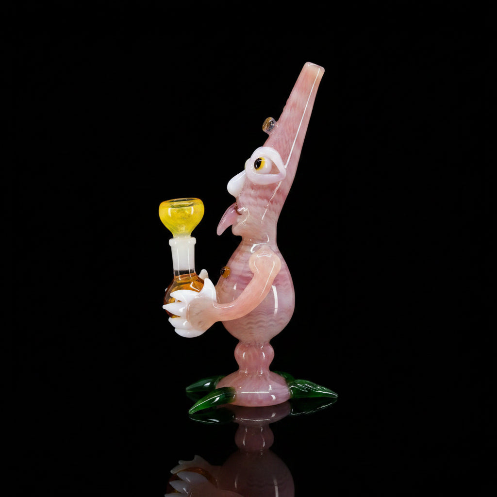 Guest Long Teeth and Three Eyes Water Pipe - SmokeMEGA