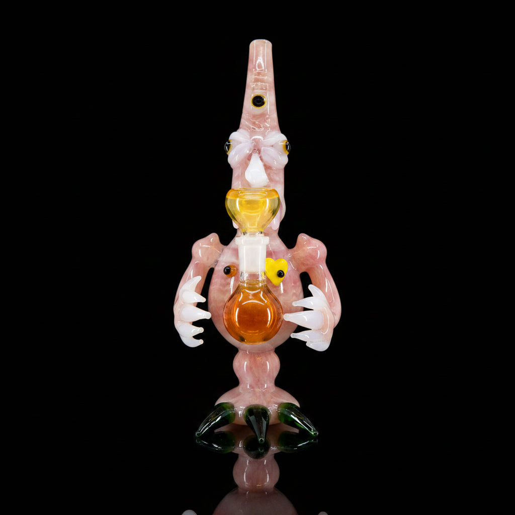 Guest Long Teeth and Three Eyes Water Pipe - SmokeMEGA