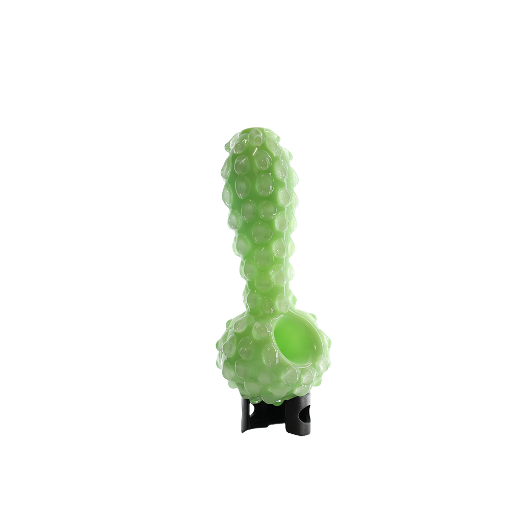 Hand Pipe | 5" Glass Dot Insert Colored Hand Pipe