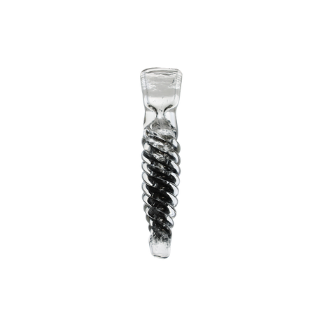 Hand Pipe | 4.5" Glass  Colored Insert Twisted Handmade Pipe