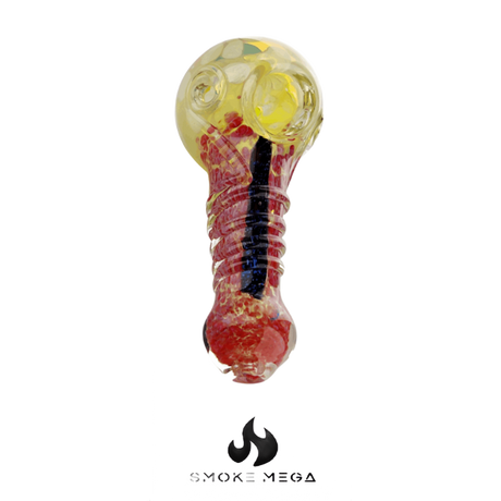 Hand Pipe | Dichroic Frit Spoon 4.5"