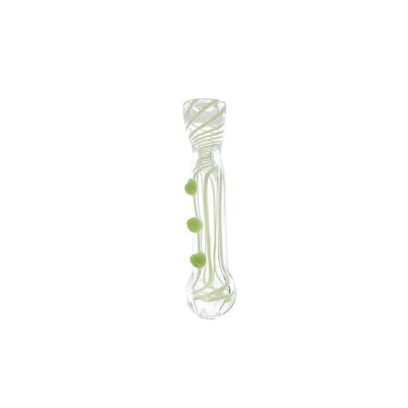 Hand Pipe | 4.5 "Glass Three Dot Colored Twisted Handmade Pipe