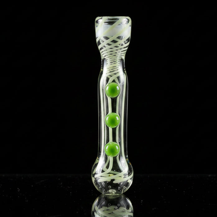 Hand Pipe | 4.5 "Glass Three Dot Colored Twisted Handmade Pipe