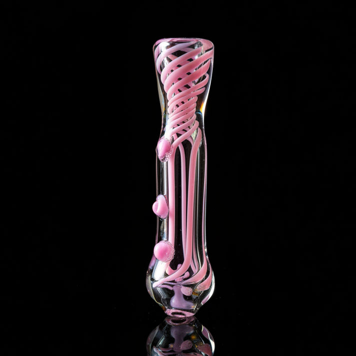 Hand Pipe | 4.5 "Glass Three Dot Colored Twisted Handmade Pipe