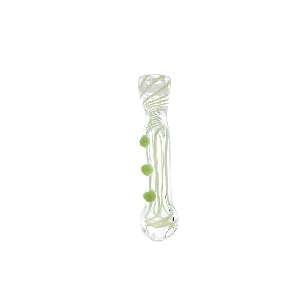 Hand Pipe | 4.5 "Glass Three Dot Colored Twisted Handmade Pipe