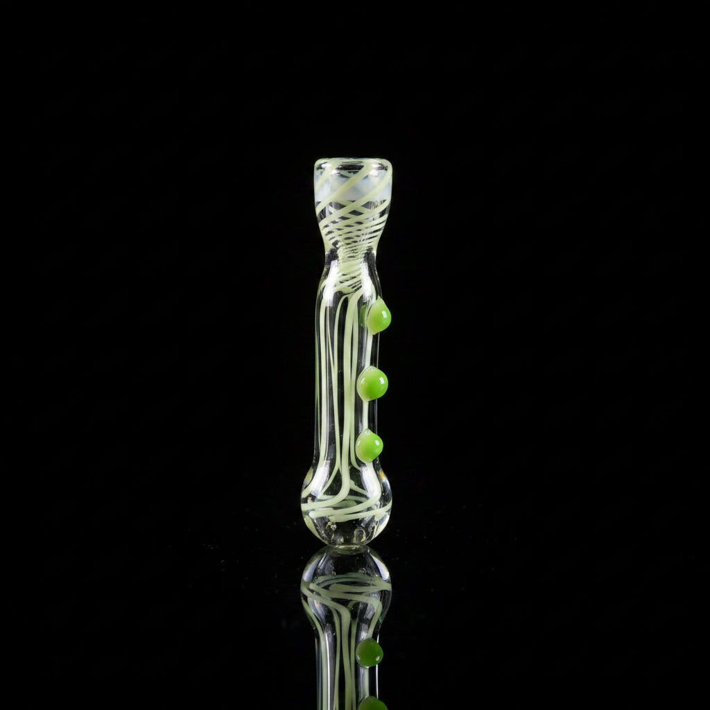 Hand Pipe | 4.5 "Glass Three Dot Colored Twisted Handmade Pipe
